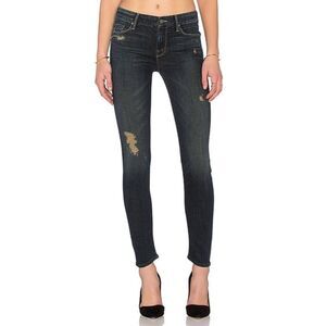 MOTHER The Looker Jeans in Jaded & Torn Wash Size 25 Distressed Ankle Length